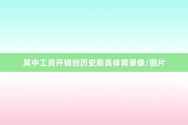其中工资开销创历史新高体育录像/图片